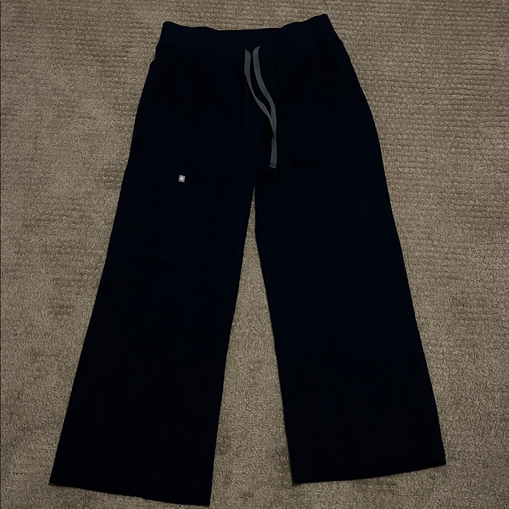 Figs Isabel Wide Leg High Rise Scrub Pants